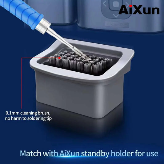 JC JCID AiXun Soldering Tip Cleaning Brush Removable Cleaner for Prevent Weldering Iron Tips From Remove Oxide Layer Repair Tool Professional Repair Tools