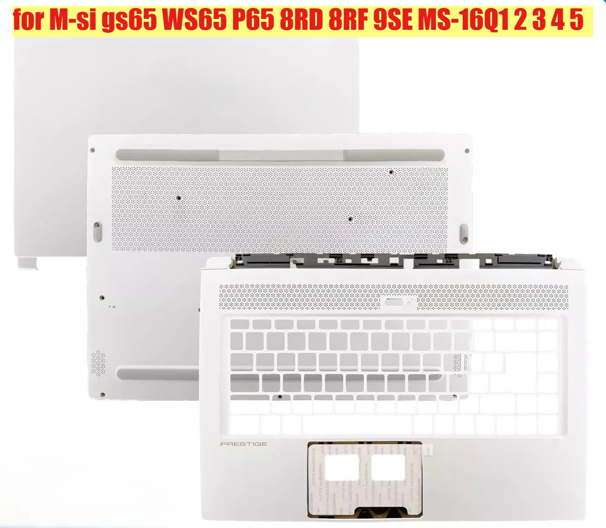Cover case for MSI gs65 WS65 P65 8RD 8RF 9SE MS-16Q1 2 3 4 5 Lcd back housing bezel frame palmrest topcase bottom hinge shell MSI laptop repair parts