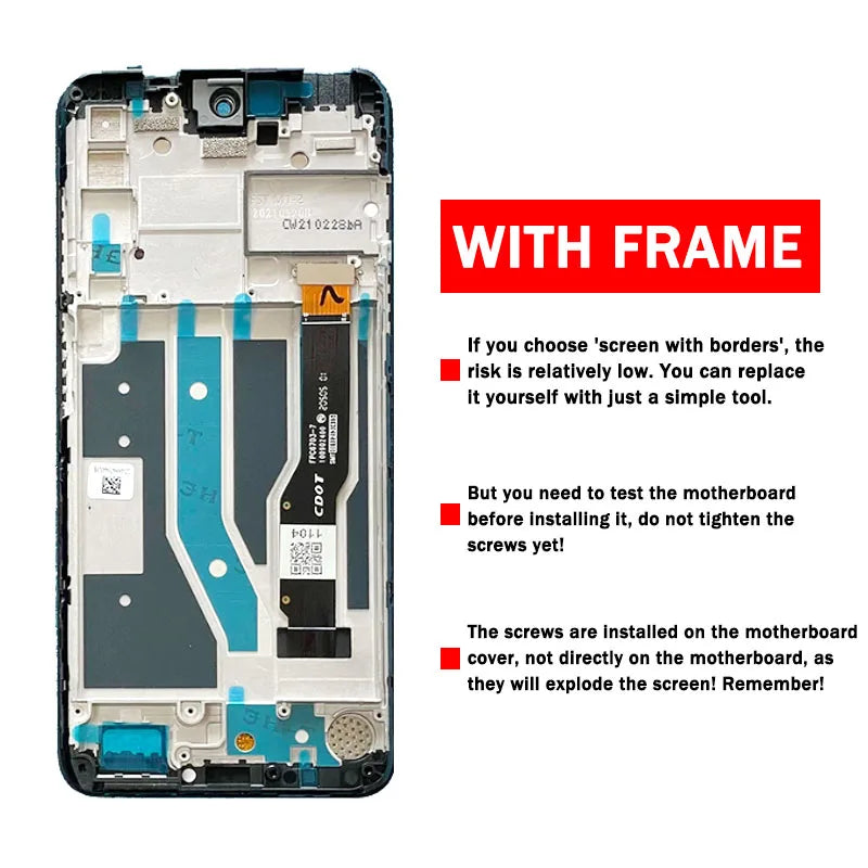 6.67"Tested For TCL 20L 20 Lite T774H T774B LCD 20S T773O Display Touch Screen Digitizer For TCL 20L+ 20 Lite Plus T775H T775B TCL phone repair parts