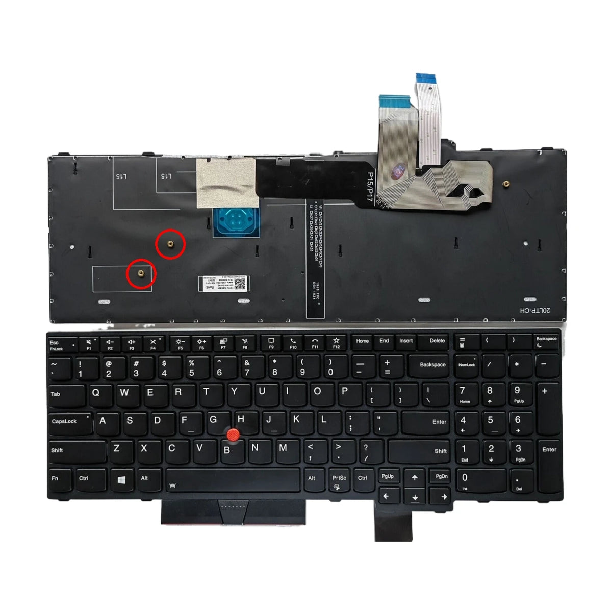 New US Language  Backlit Keyboard For Lenovo Thinkpad T15G GEN2 / P15 GEN2 / P17 GEN2 Notebook PC Replacement Keyboard Lenovo laptop repair parts