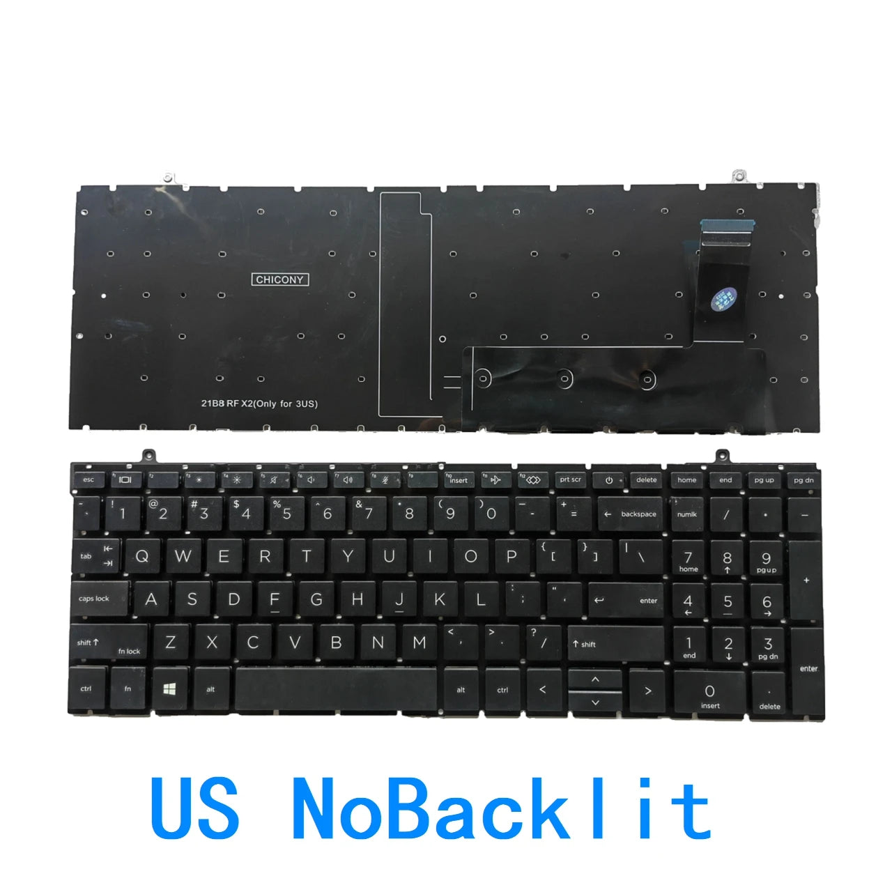 New US Spanish Language  Backlit Keyboard For HP ProBook 450 G9 455 G9 Notebook PC Replacement Keyboard  HP laptop repair parts