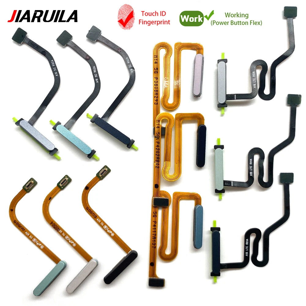 Home Button FingerPrint Touch ID Sensor Flex Cable Ribbon For Samsung A06 A16 A26 A07 A17 4G 5G Replacement Parts Samsung phone repair parts