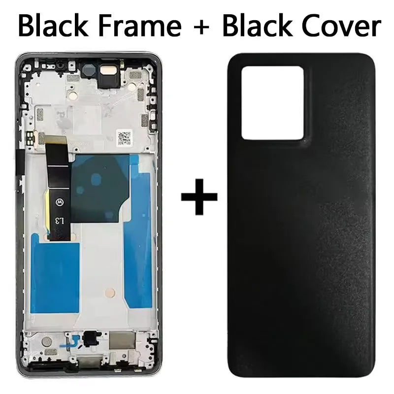 6.55"AMOLED For Motorola Edge 40 Neo XT2307-1 LCD Display Touch Screen with Fingerprint For Moto Edge40 XT2303-2 Display Motorola phone repair parts