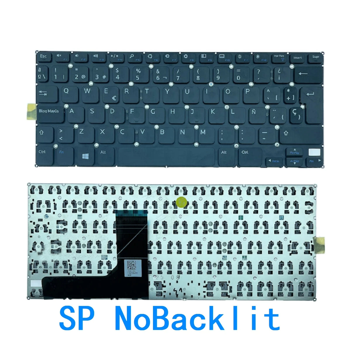 New US Spanish UK Brazil language  Keyboard For Dell Inspiron 11 3000 3147 11 3148 3138 P20T 3152 3153 3157 3158 7130 2-in-1Dell laptop repair parts