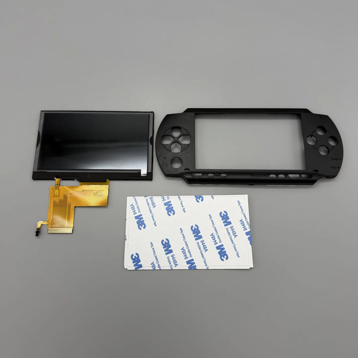 Fully Laminated IPS LCD Screen for Sony PSP1000 PSP 1000 .With a Customized Replacement Top Cover. There Is No Logo On The Shell Game console repair parts