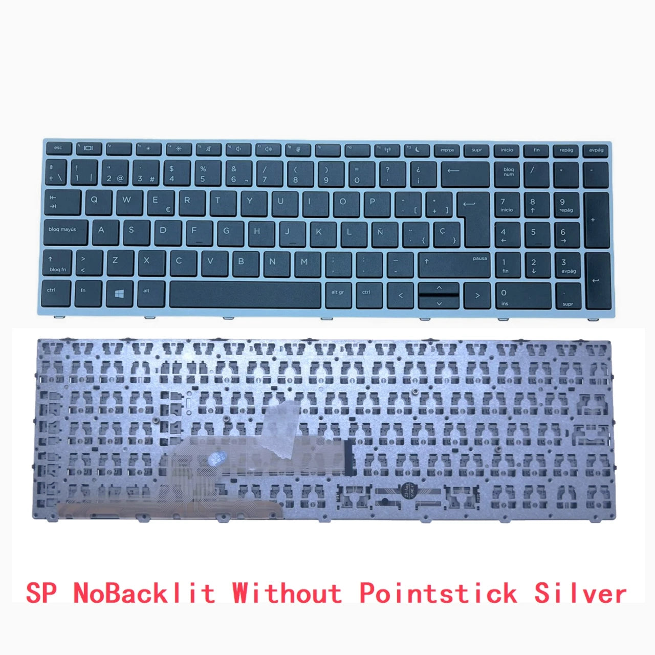 New US Russian Spanish Laptop Backlit Keyboard For HP Probook 450 G5 / 455 G5 / 470 G5 / 650 G4 / 650 G5 X8CA  HP laptop repair parts