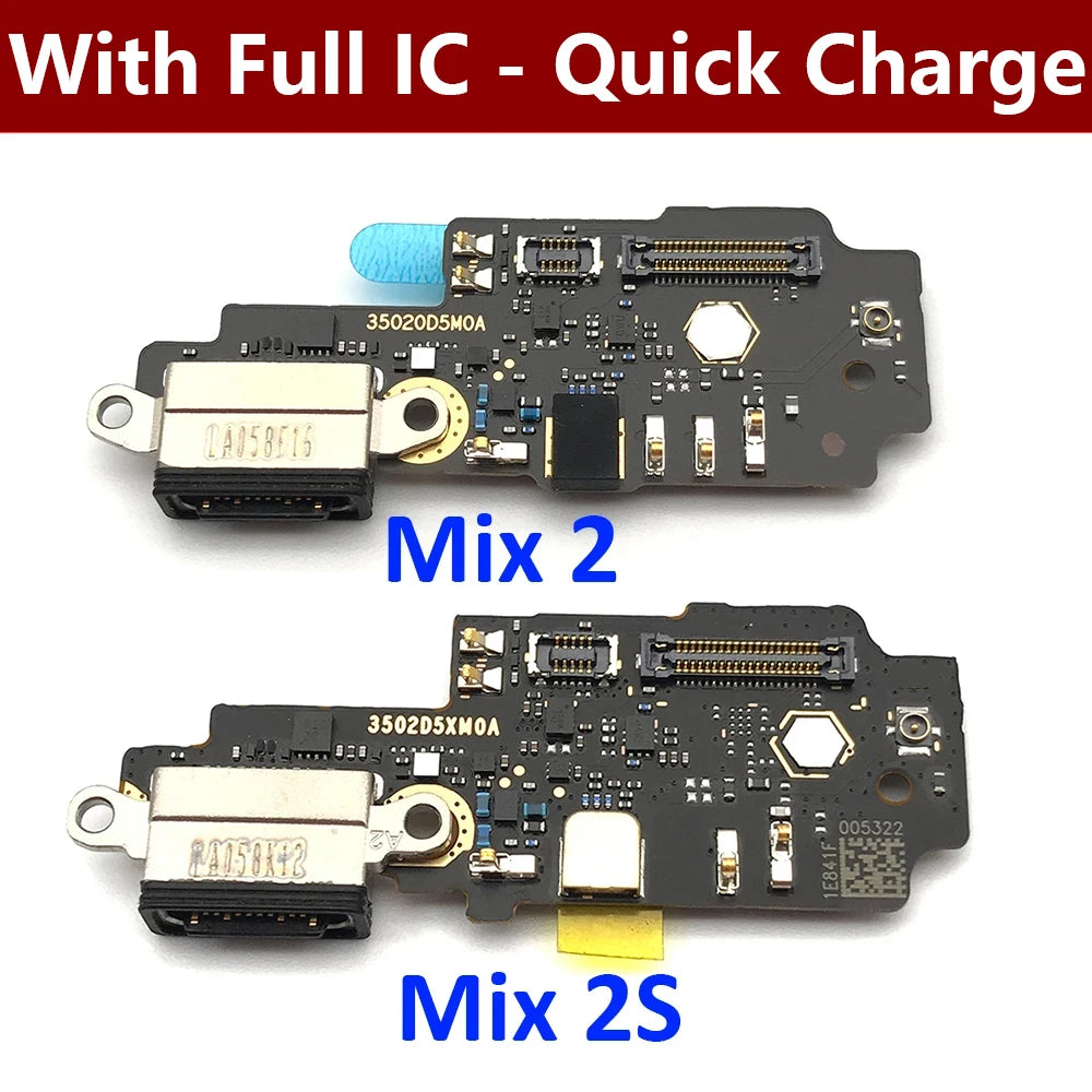 New For Xiaomi Mi Mix 2S 2 S Mix2s Dock Connector USB Charger Charging Port Flex Cable Board With Microphone Micro  Xiaomi  Xiao mi phone repair parts