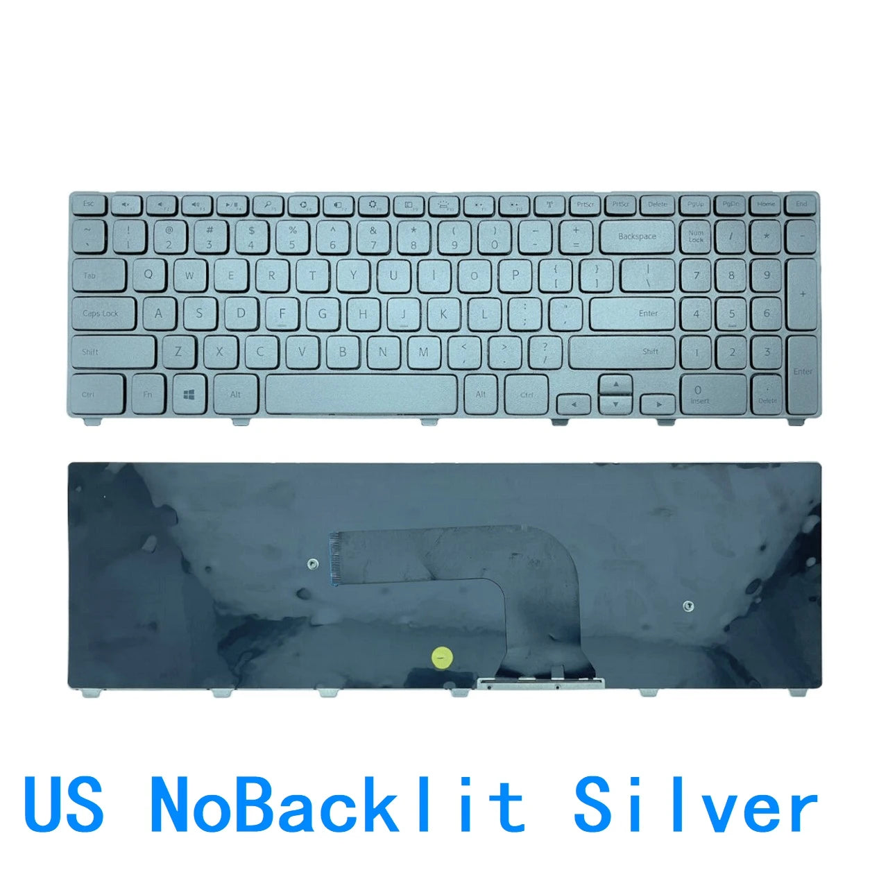 New US language  Keyboard For Dell Inspiron 17 7737 7746 Notebook PC Replacement Keyboard NSK-LH0BW 0X0FJ2Dell laptop repair parts