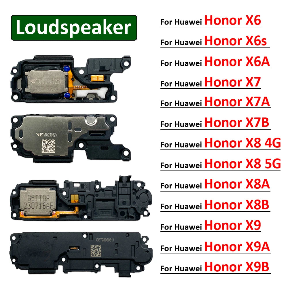 Loud Speaker Buzzer Ringer Loudspeaker Flex Cable For Huawei Honor X6 X6A X6s X7 X7A X7B X8 X8A X8B X9 X9A X9B 4G 5G Huawei phone repair parts