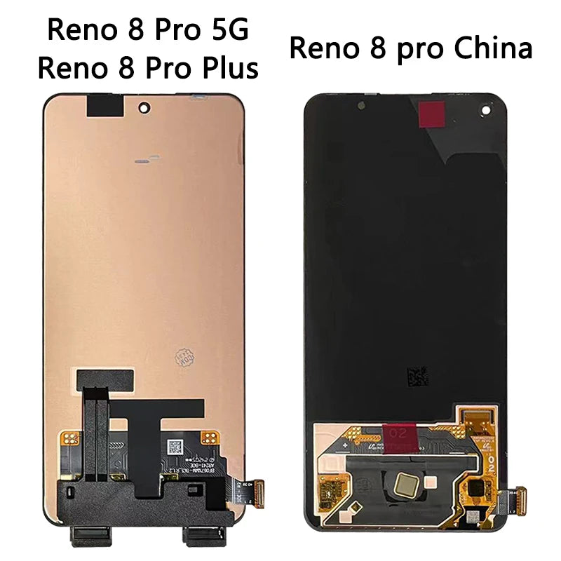 AMOLED For Oppo Reno8 Pro 5G CPH2357 LCD Reno 8 Pro (China) PGAM10 Display Touch Screen For Reno 8Pro+ Plus PFZM10  Oppo phone repair parts