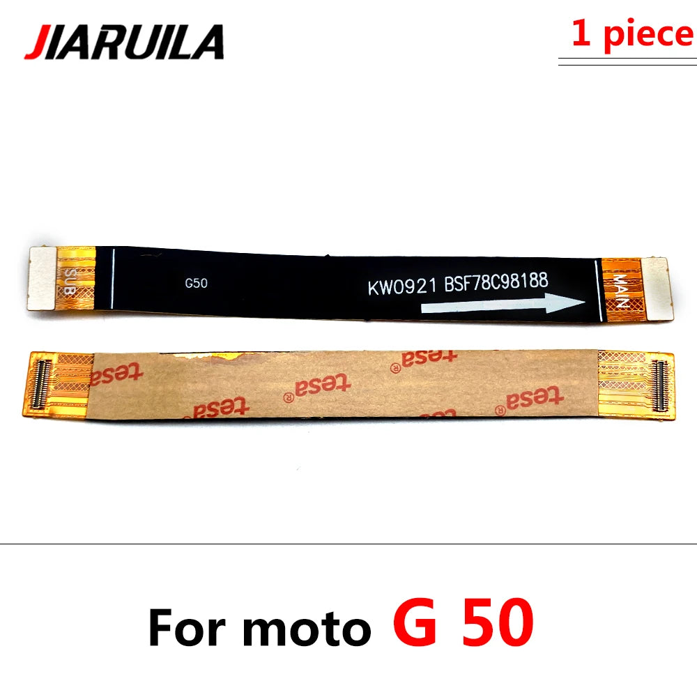 10Pcs, Main Motherboard Board Mainboard Flex Cable For Motorola Moto G31 G71 G51 G100 G60 G50 G52 G62 G60s G200 G32 G82 G53 5G Motorola phone repair parts