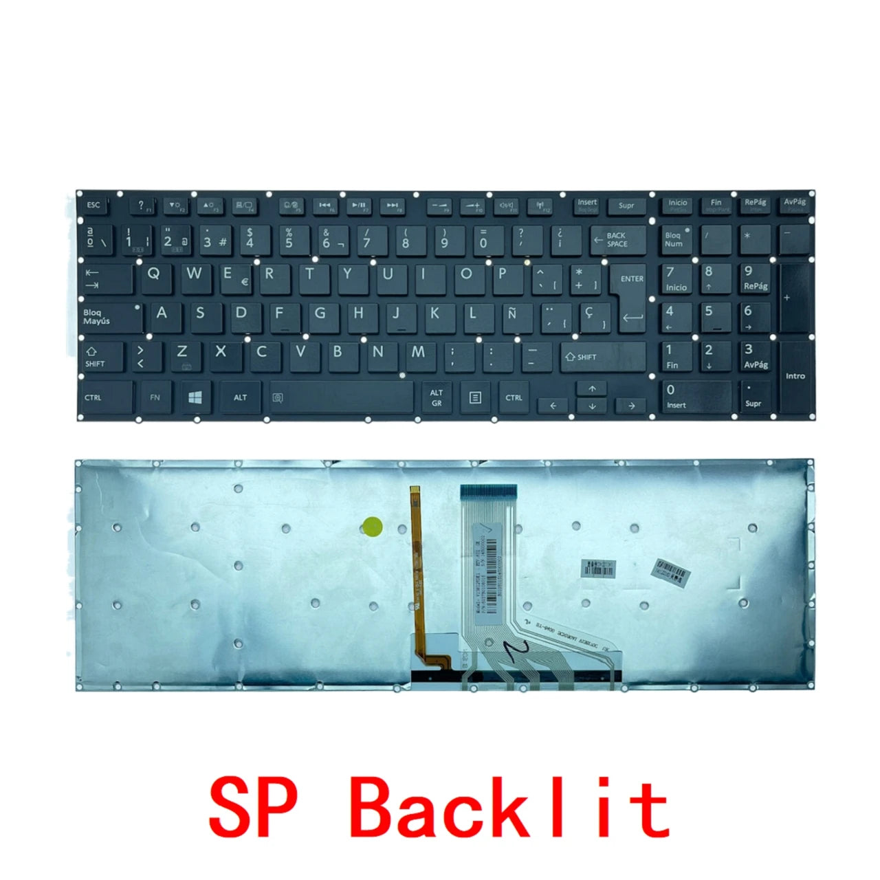 New US Spanish Backlit Keyboard For Toshiba Satellite P55 P55t P50-A P50-B P55t-A5202 P55T-B P55T-A P55-B X70-A X70-B X75-A