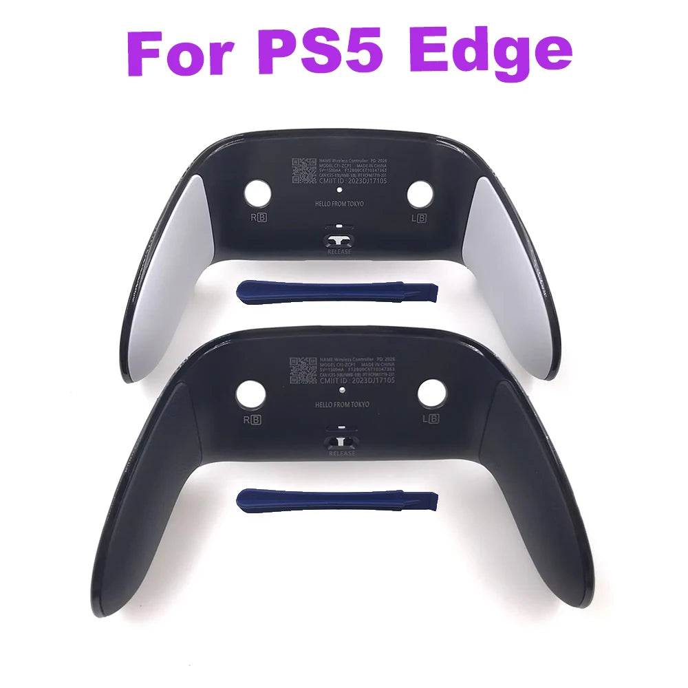 1-3pcs Black White For PS5 Edge Gamepad Back Cover Replacement Anti Slip Controller For Shell For Case Protective Grip Enhance Game console repair parts