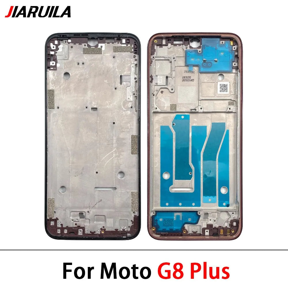 New Front Housing LCD Display Bezel Middle Frame For Motorola Moto G8 G9 Play Plus Power Lite Motorola phone repair parts