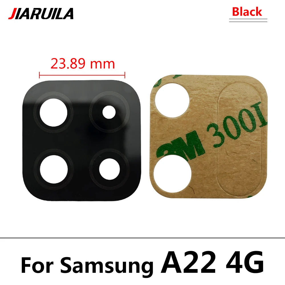 10Pcs, Back Rear Camera Glass Lens For Samsung A22 A32 A42 A52 A72 A33 A53 A73 4G 5G  With Adhesive