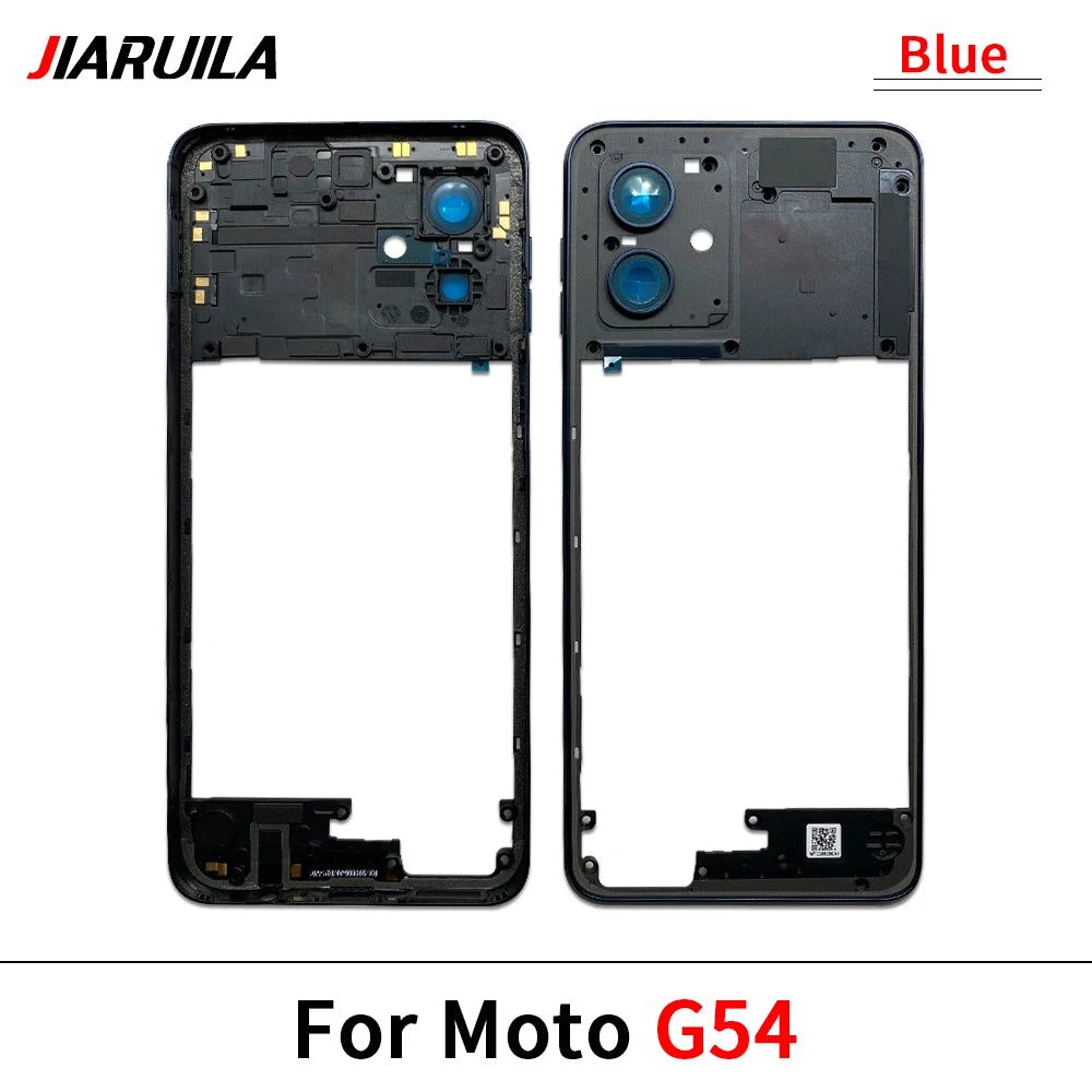 New Middle Frame Holder Housing Bezel Plate For Motorola Moto G04 G23 G34 G53 G54 G62 G72 G73 5G Replacement Repair Parts Motorola phone repair parts