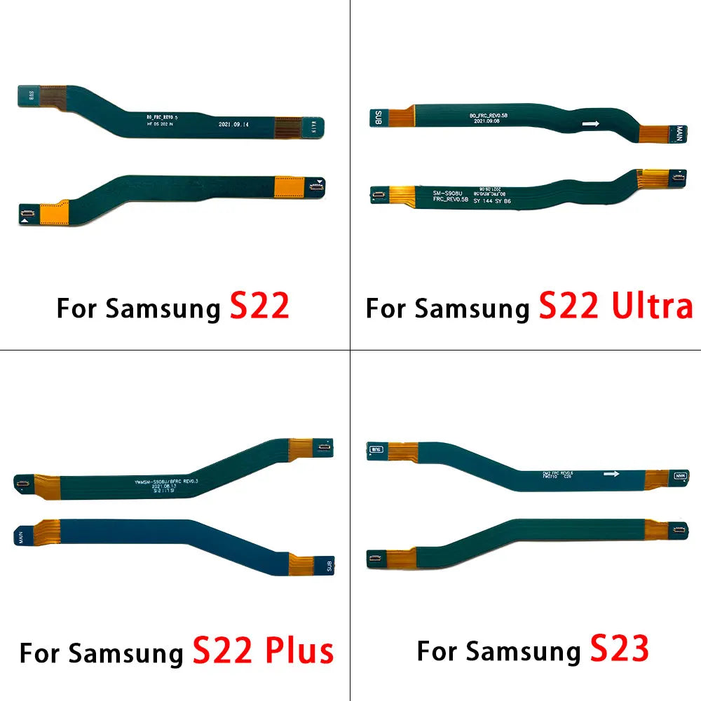 10Pcs, New For Samsung S20 S21 S22 S23 S24 Plus Ultra 4G 5G Signal Antenna Main Board Connector LCD Motherboard Flex Cable Samsung phone repair parts