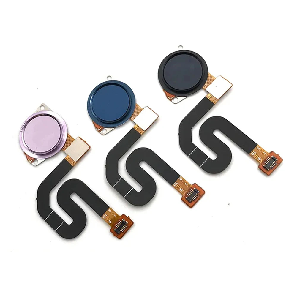 10Pcs, New For Motorola Moto G7 Power Play Plus Home Button FingerPrint Touch ID Sensor Flex Cable Ribbon Replacement Parts Motorola phone repair parts