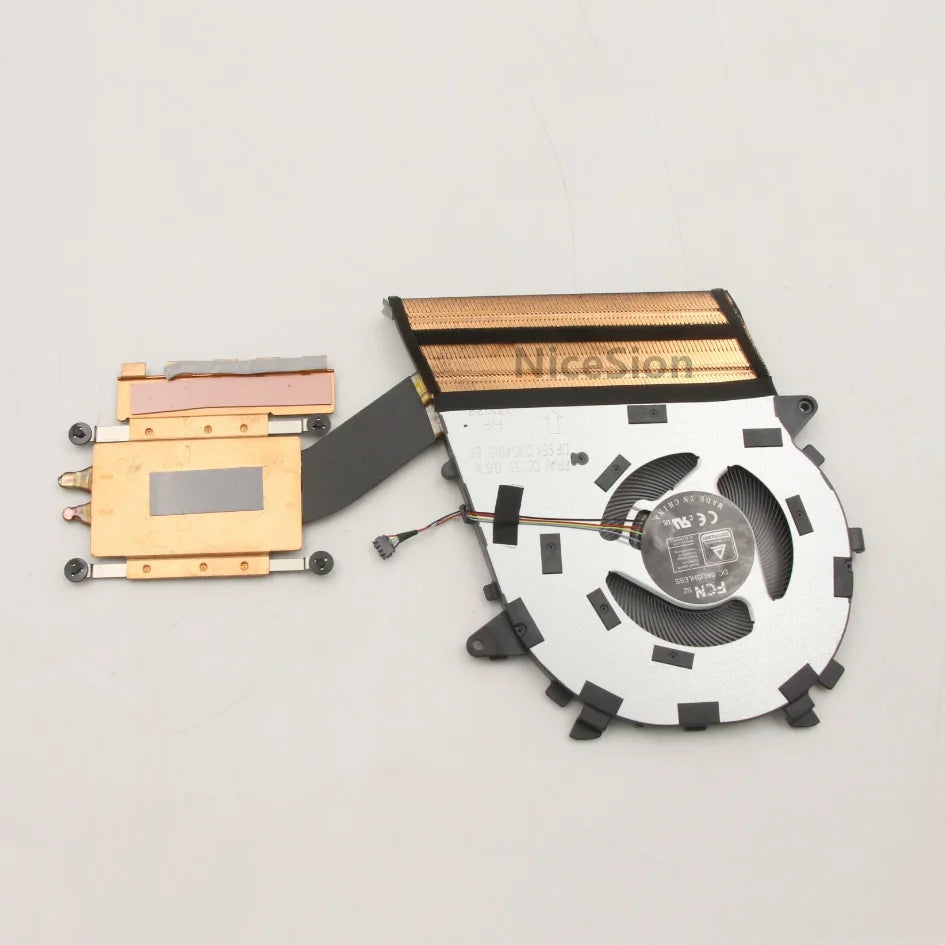 New Original For Laptop Lenovo Yoga 7 14IAL7 CPU Cooling Fan Heatsink Radiator Cooler FRU PN：5H40S20554 5H40S20555 Lenovo laptop repair parts