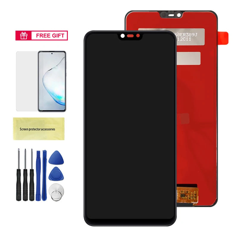 6.26'' Mi 8 Lite Screen With Frame, for XIAOMI Mi 8 Lite Mi8 Lite M1808D2TG Lcd Display + Touch Screen Replacement with Frame Xiaomi phone repair parts