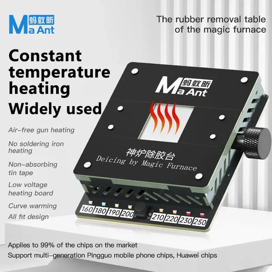 MaAnt SL-1 Mobile Phone Motherboard NAND CPU Heating Rework Platform IC Chip Desoldering Station Preheater Glue Removing Tools Professional Repair Tools