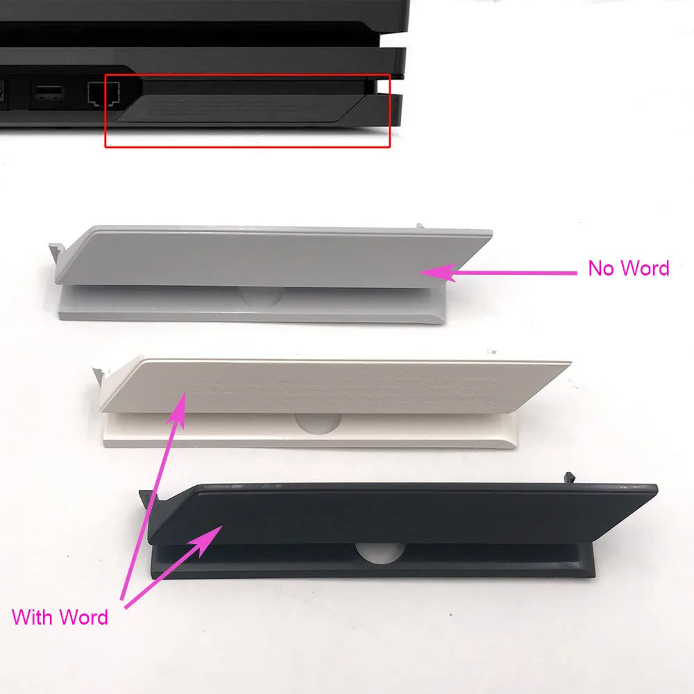 White & Black HDD Hard Drive Bay Slot Cover Plastic Door Flap For PS4 Pro Console Housing Case For PS4 Slim Hard Disk Cover Door Game console repair parts