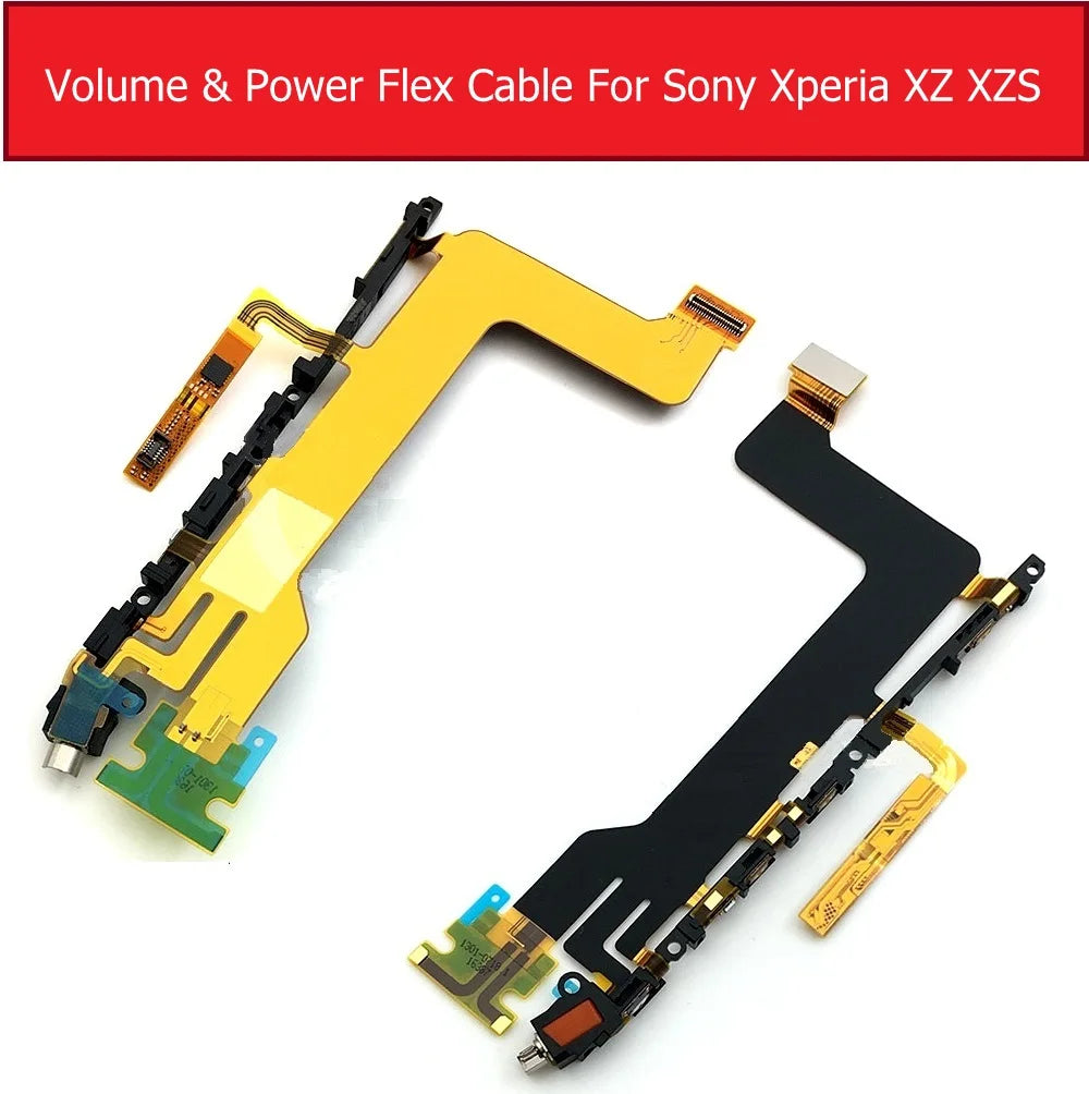 Volume & Power Flex cable For Sony Xperia X/XA/X Performance/X Compact/XZ/XZS/XZ Premium Switch Button & Main Flex Ribbon Parts Sony phone repair parts