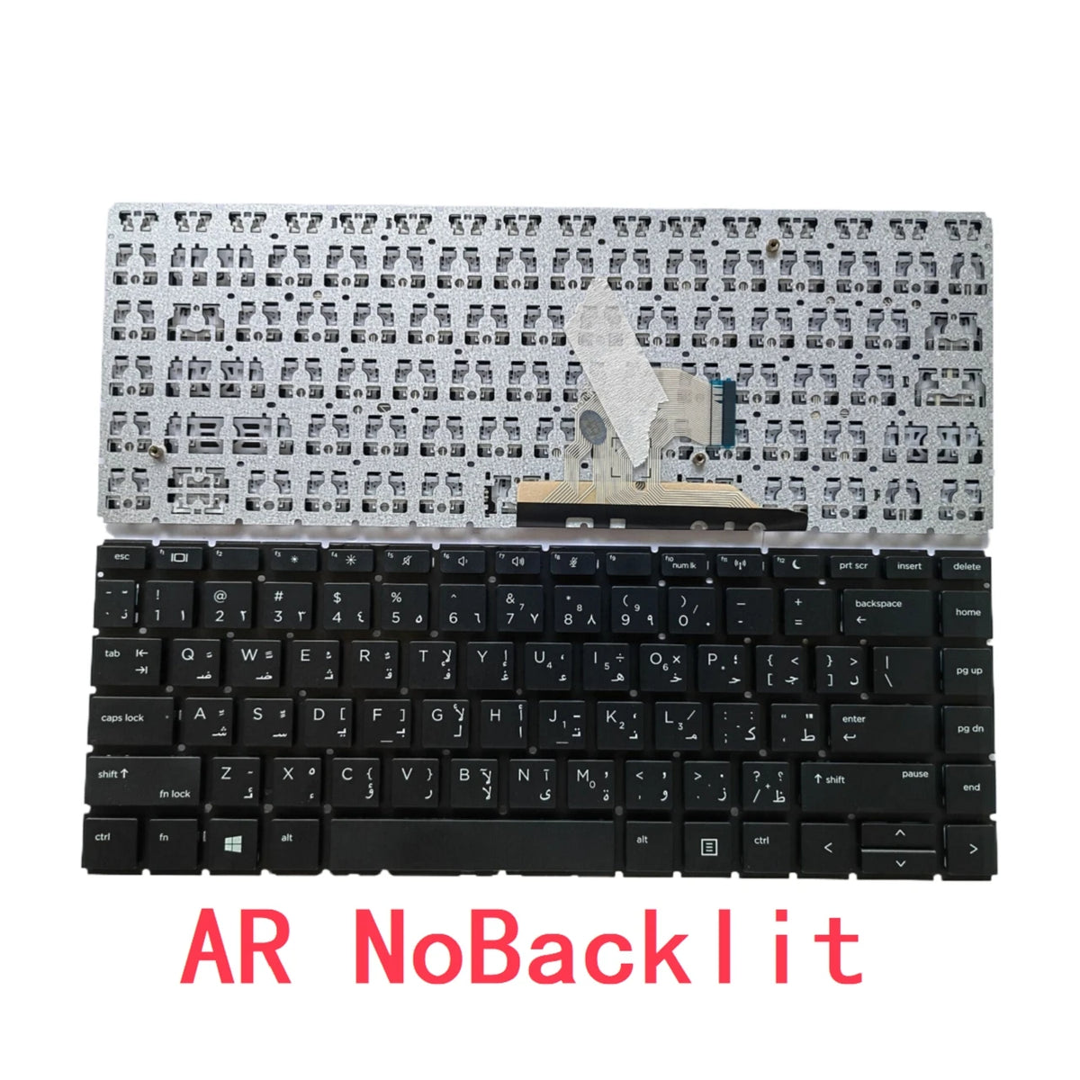 New US Russian Spanish Arab Brazil Laptop Backlit Keyboard For HP Probook 440 G6 445 G6 440 G7 445 G7 Notebook PC Replacement  HP laptop repair parts