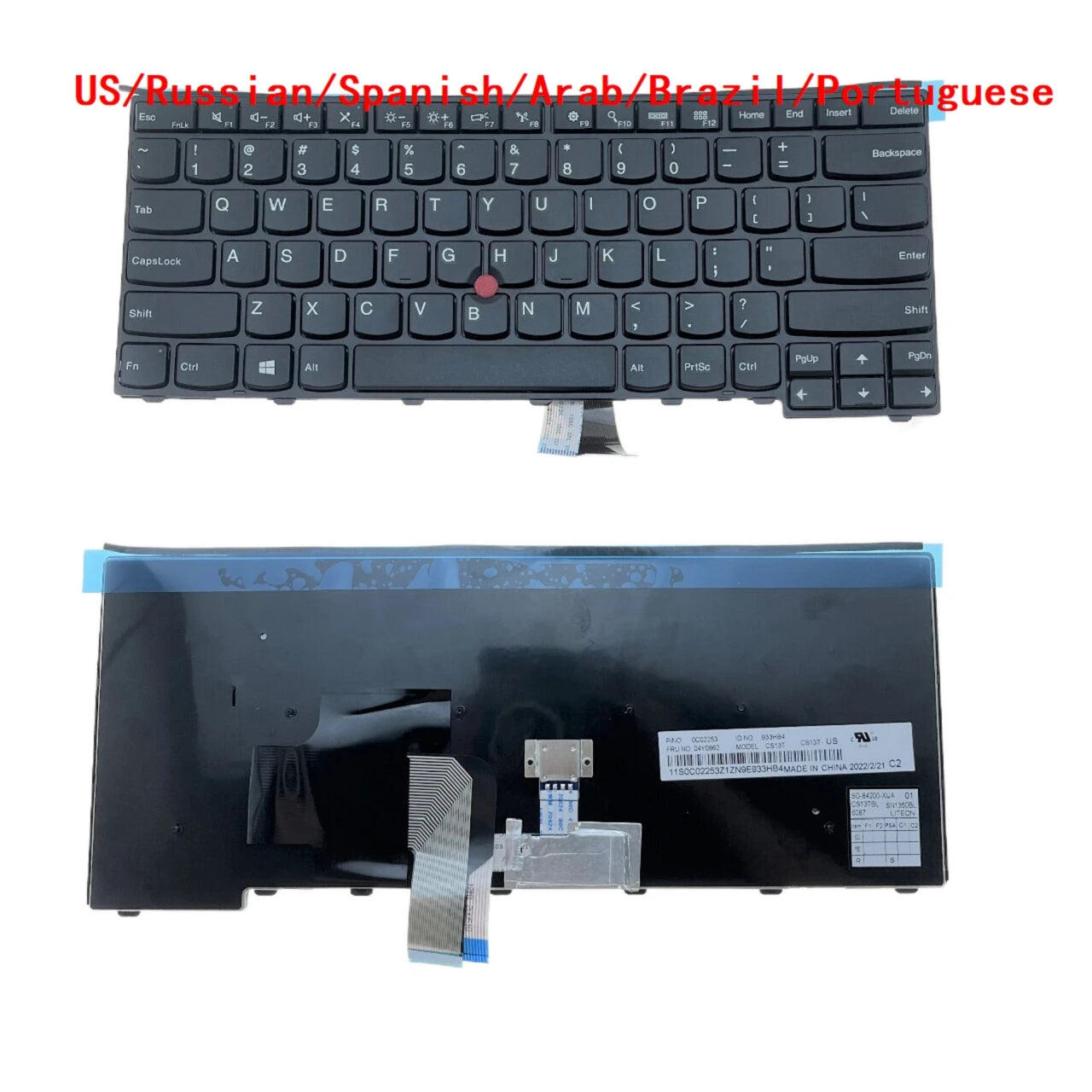US RU SP AR BR PT Keyboard For Lenovo Thinkpad T440 T440P T440s T431 E431 L440 T450s L450 L460 L470 T431S T450 E440 E431S T460 Lenovo laptop repair parts