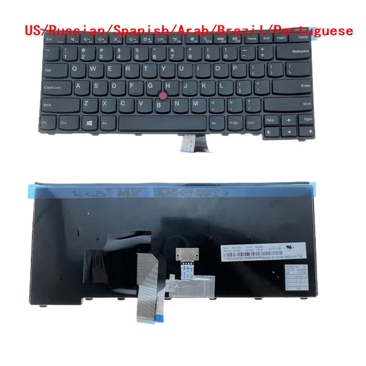 US RU SP AR BR PT Keyboard For Lenovo Thinkpad T440 T440P T440s T431 E431 L440 T450s L450 L460 L470 T431S T450 E440 E431S T460 Lenovo laptop repair parts