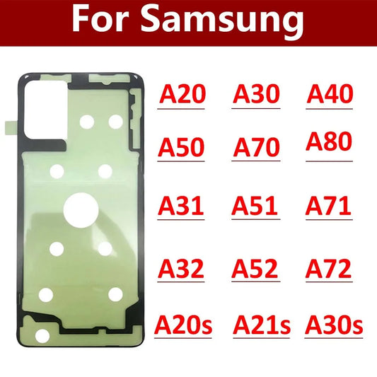 2Pcs Adhesive Sticker Back Housing Battery Cover Tape Waterproof For Samsung A20 A30 A50 A70 A20s A21s A30s A51 A71 A32 A52 A72 Samsung phone repair parts