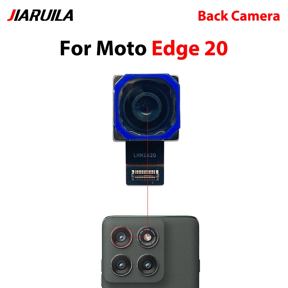 Front Camera Flex Front Back Rear Camera Module Flex Cable For Motorola Moto Edge 20 30 40 50 Neo Fusion Lite Pro Motorola phone repair parts