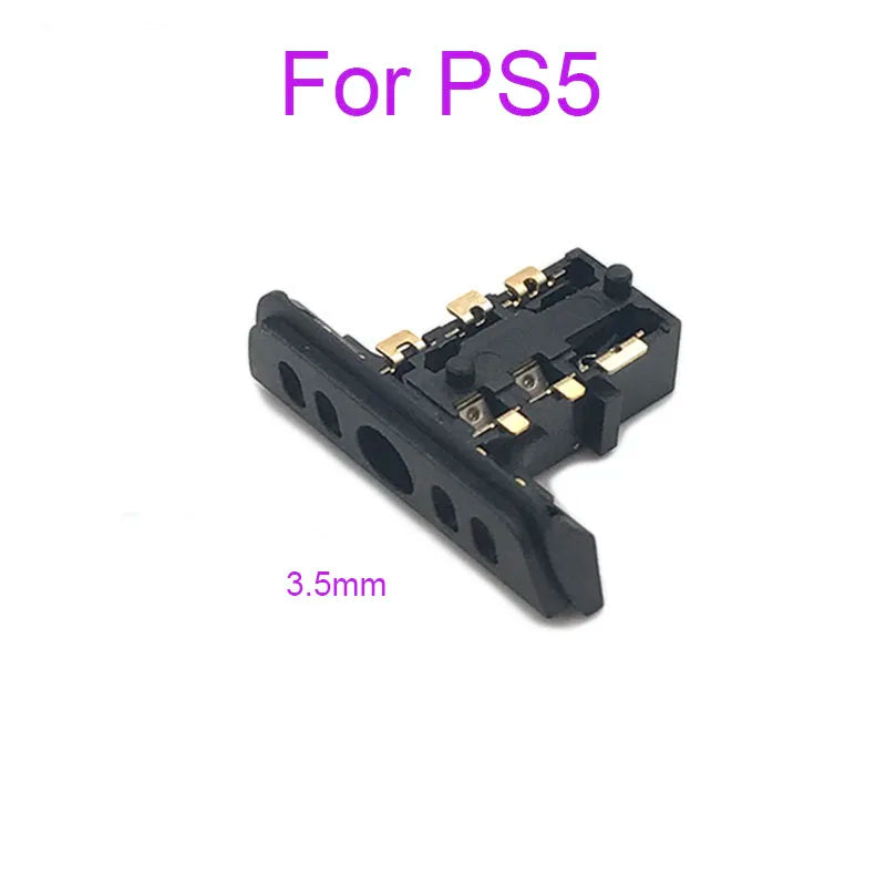 50pcs Headphone Headset Earphone Jack Port Socket Connector Repair Parts for Playstation5 PS5 Controller Game console repair parts