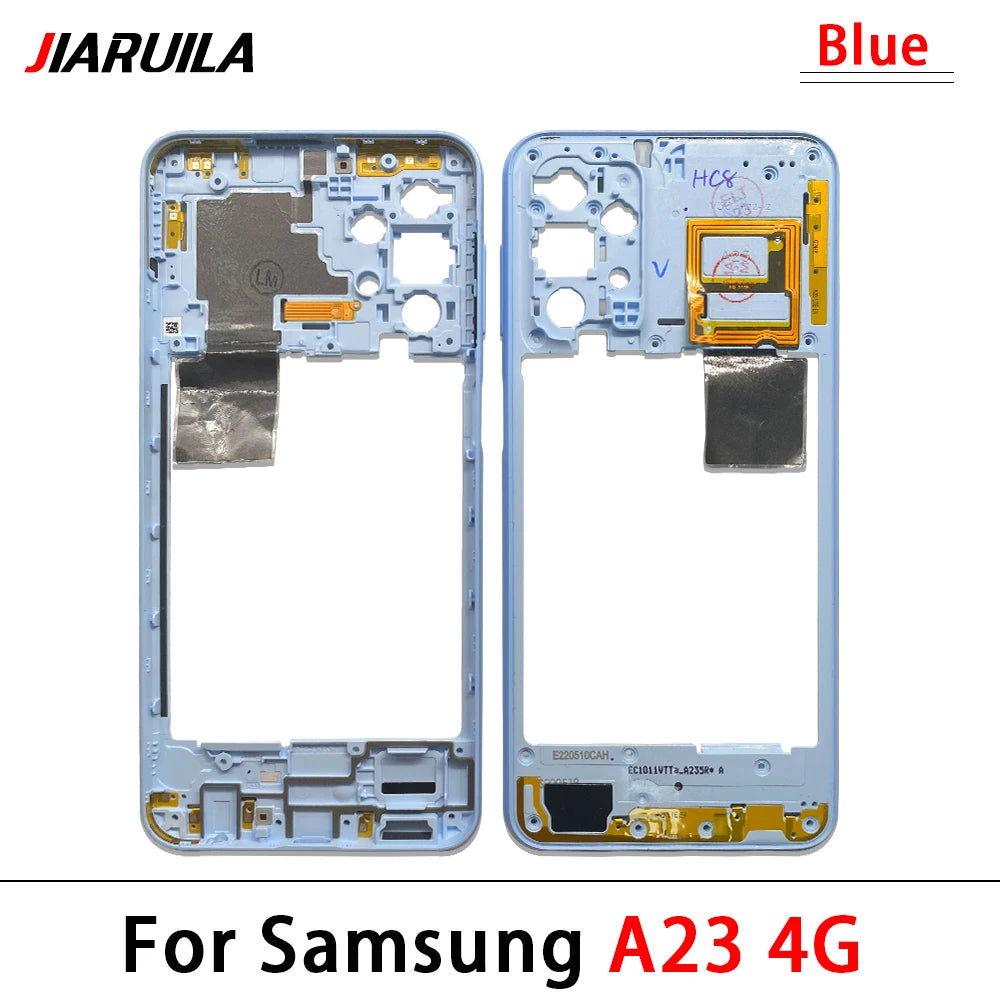 New For Samsung A23 A42 4G 5G Middle Frame Holder Housing Replacement Repair Parts Samsung phone repair parts