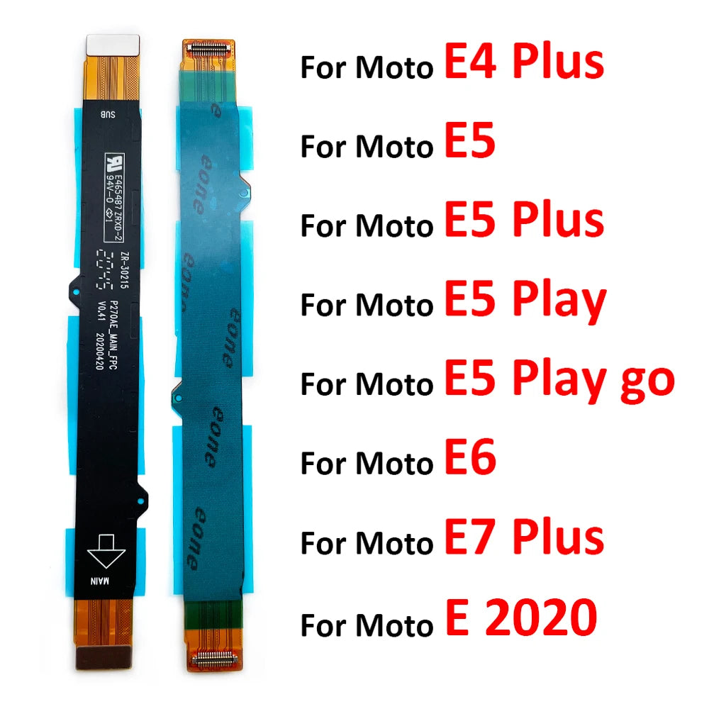 Mainboard For Motorola Moto E4 E5 Play Go E6 E7 Plus E 2020 E2020 Main Board Motherboard Connector Board Flex Cable Motorola phone repair parts