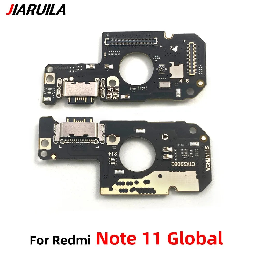 USB Charging Port Microphone Dock Connector Board Flex Cable For Xiaomi Redmi Note 7 8 8T 9 9s 10 11 Pro 5G  Xiaomi  Xiao mi phone repair parts