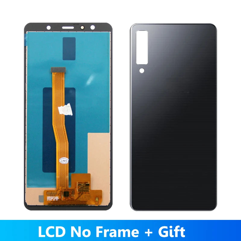A750 A750F A750FN/DS Display Screen With Frame Replacement, for Samsung Galaxy A7 2018 Lcd Display Digital Touch Screen Assembly Samsung phone repair parts