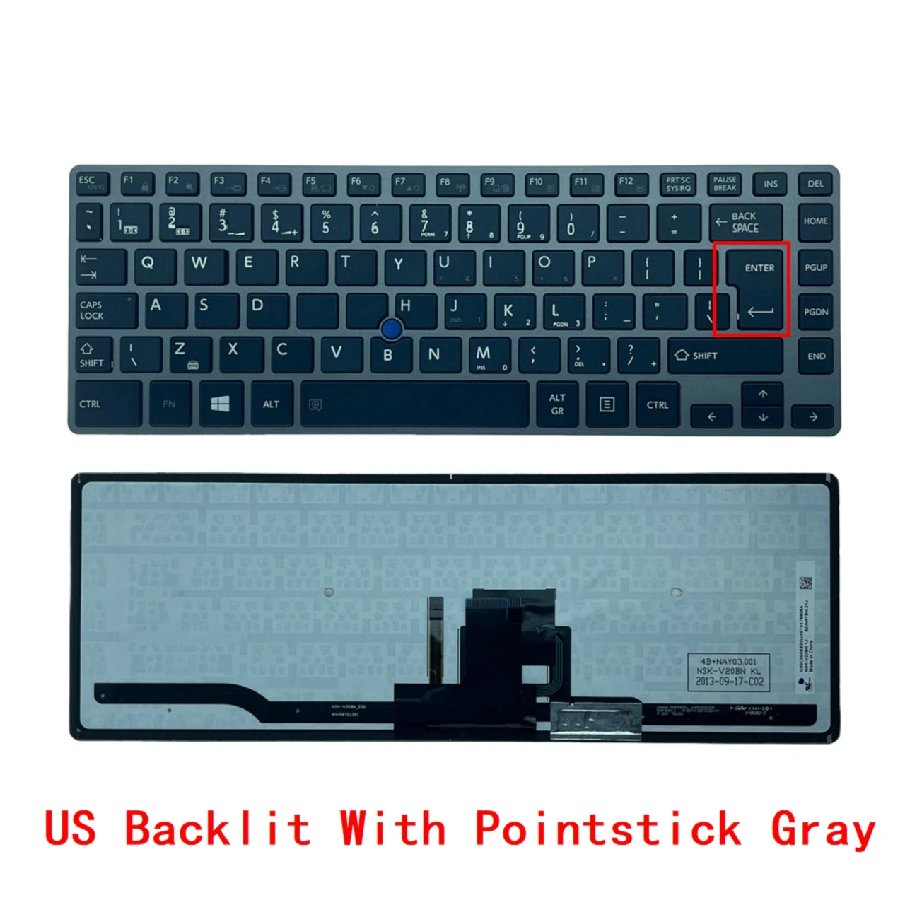 New US Laptop Backlit Keyboard For Toshiba Tecra Z40 Z40T Z40-A Z40-AK Z40-AB Z40-B Z40T-A Notebook PC Replacement