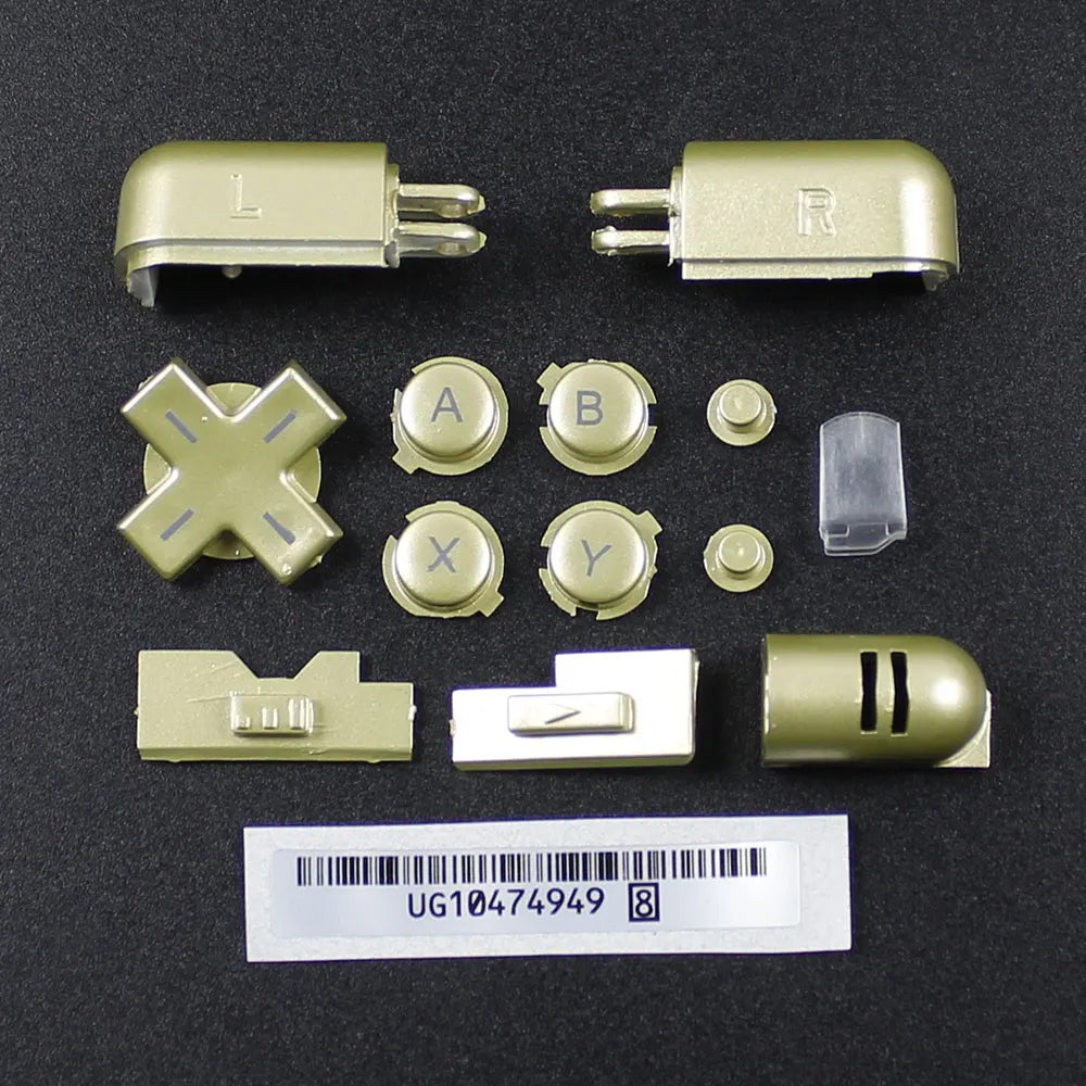 1Set For DS Lite NDSL Game Console Full Set Button Power ON OFF Key ABXY L R D Pad Cross Key Replacement Parts Game console repair parts