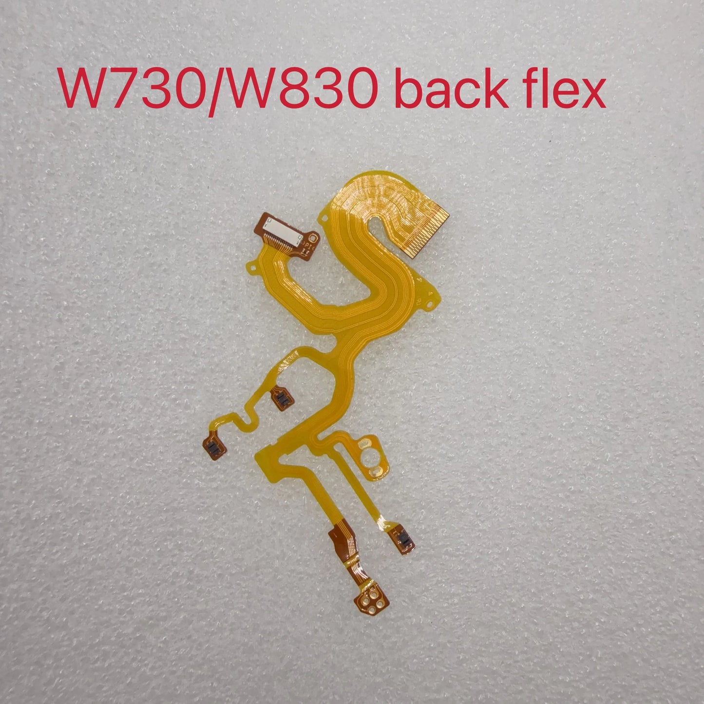 1PC NEW Lens Back Main Flex Cable For SONY DSC-W730 DSC-W830 W730 W830 WX60 WX80 Digital Camera Repair Part (With sensor+Socket)  Digital Camera repair parts