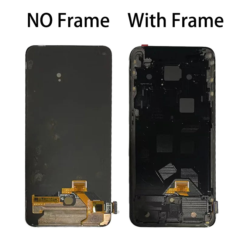 6.6 New AMOLED For Oppo Reno 10x Zoom CPH1919 LCD Display Touch Panel Digitizer For Reno10X Zoom PCCM00 Display with FingerPrint Oppo phone repair parts Realme phone repair parts