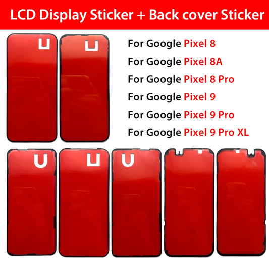 WaterProof LCD Screen Adhesive Tape Back Cover Frame Sticker Glue Replacement For Google Pixel 8A 8 9 Pro 4 XL 3 3A 4A 4G 5G Google Pixel Phone repair parts