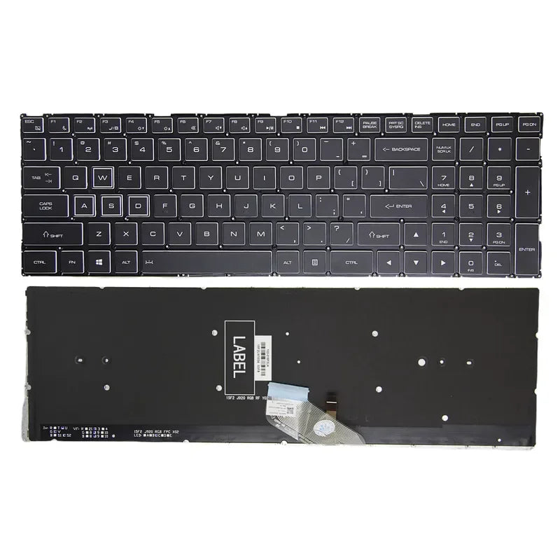 Upper palmrest keyboard for Raytheon Thunderobot  TR 911M 911Air Master Star Wars Shenzhou S7-TA5NB S7T-TA7NP Keyboard  Thunderobot laptop repair parts