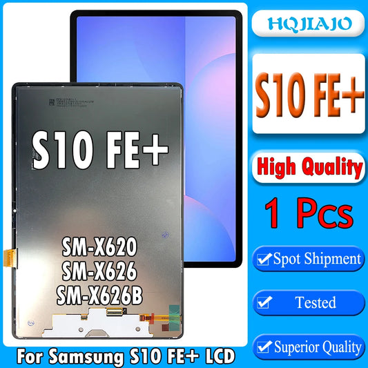 13.1" IPS For Samsung Galaxy Tab S10 FE+ LCD Display Screen Touch Digitizer For SM-X620 SM-X626 SM-X626B LCD Replacement Repair Tablet repair parts