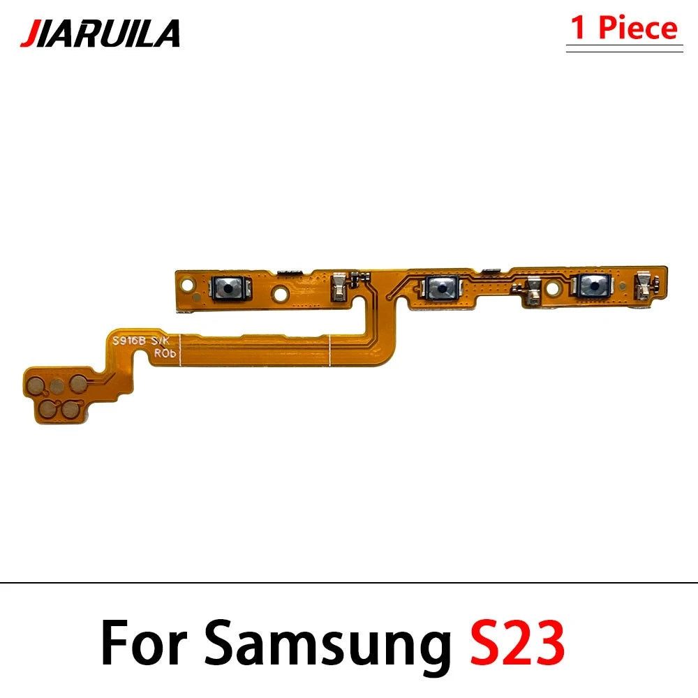 New For Samsung S22 S23 S24 S25 S26 Plus Ultra 4G 5G Power on off Volume Key Button Button Flex Cable Samsung phone repair parts