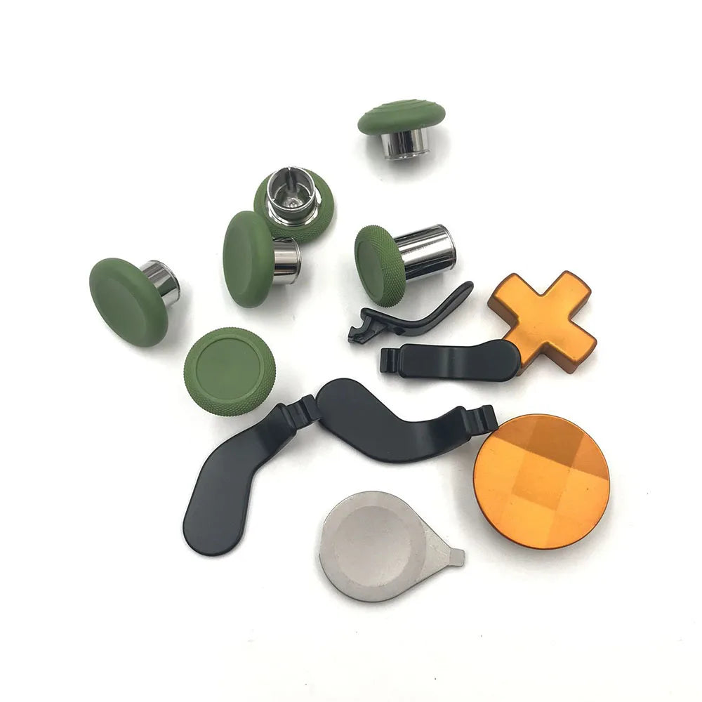 1 Set Limited Edition For Xbox Elite 2 Controller Series 2 Replacement Metal Paddles Thumbsticks Analog Sticks Button Kit Game console repair parts