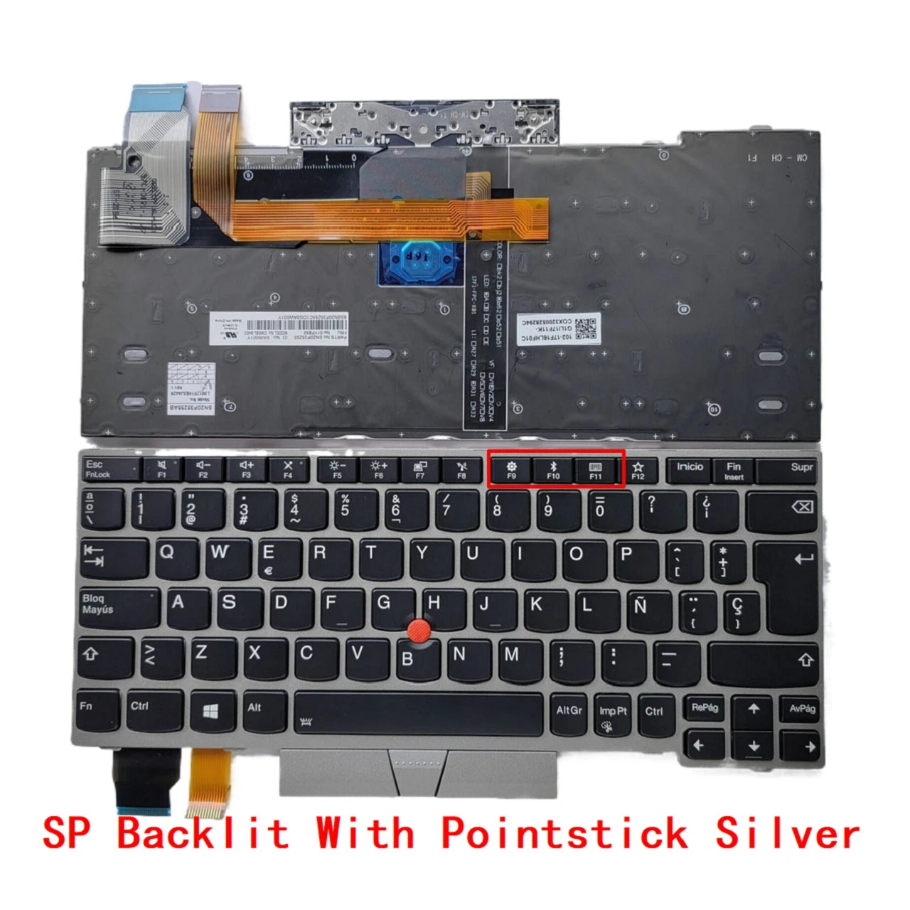 US Russian Spanish Latin Backlit Keyboard For Lenovo Thinkpad X280 A285 X395 X390 /L13 gen 1 L13 Yoga gen 1/X13 Gen 1/L13 gen 2 Lenovo laptop repair parts