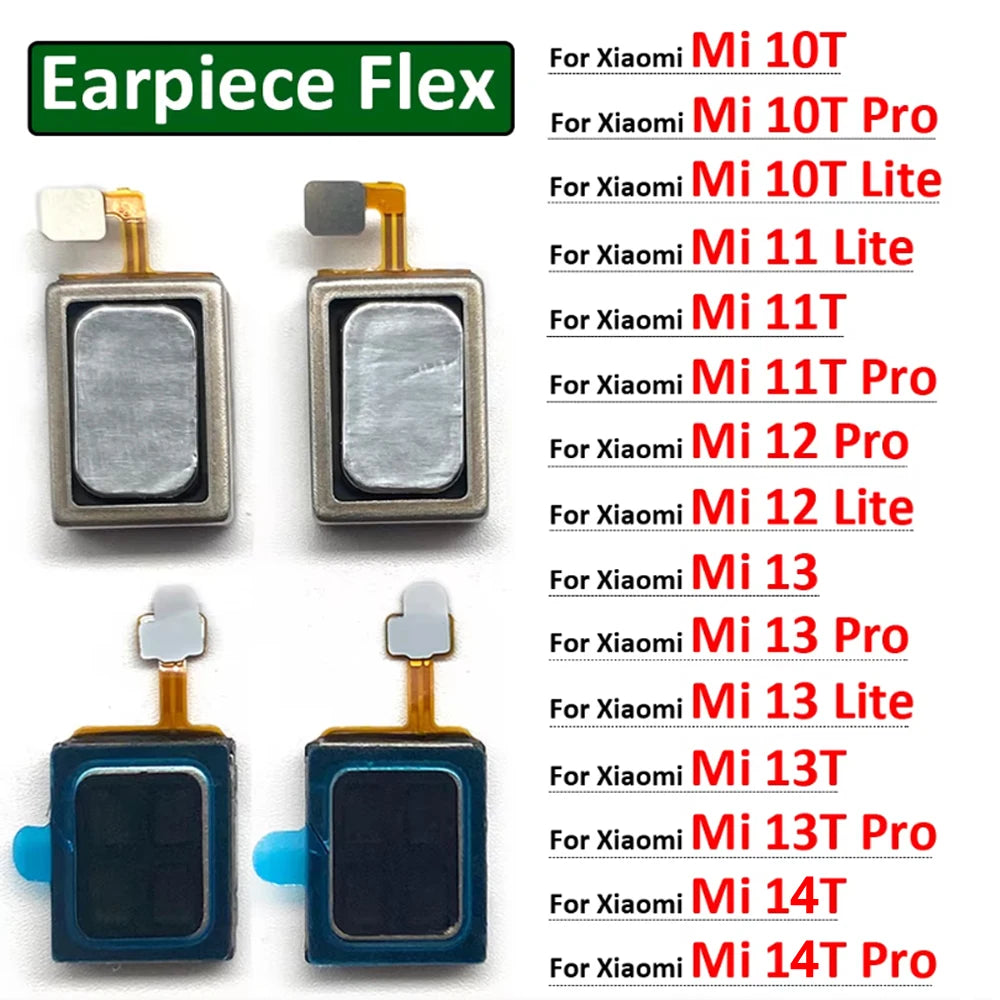 Front Top Earpiece Earphone Ear Speaker Sound Receiver For Xiaomi Mi 10T 11 11T 12 12T 13 13T 14T Lite Pro  Xiaomi  Xiao mi phone repair parts