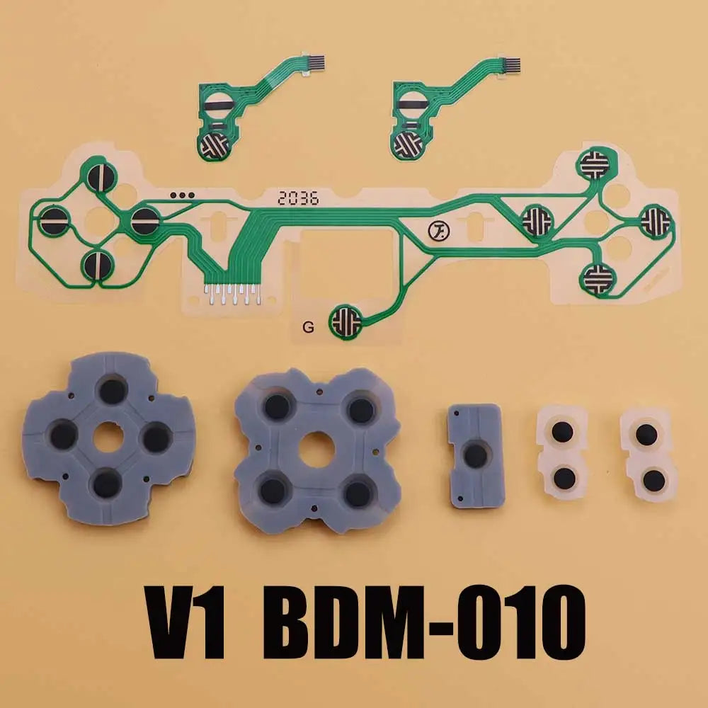 For PS5 BDM-010/020030/040/050 Controller Conductive Film Button Flex Cable Ribbon Circuit Board Conductive Rubber Pads Repair Game console repair parts