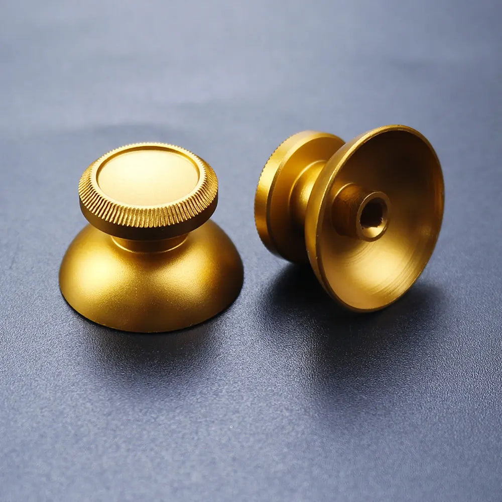 1Pair Aluminum Metal 3D Analog Joystick Thumb Stick Grip Cap Rocker Button For PS4 Pro Slim Xbox One Slim Series X S Controller Game console repair parts